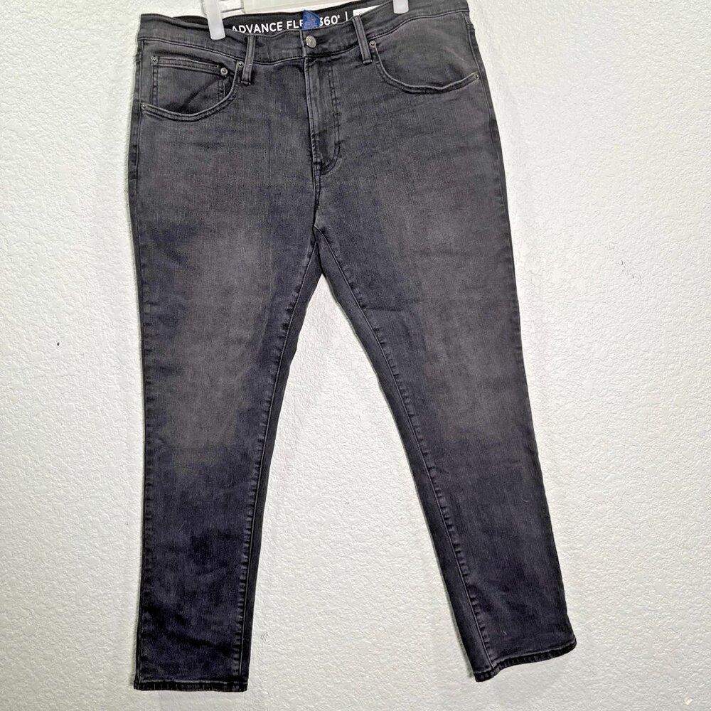 Arizona Jean Co Slim Jeans Mens 36x30 Black‎ Advance Flex 360 Stretch Denim